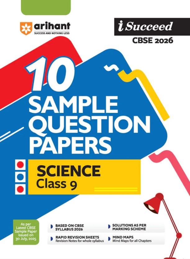 Arihant I Succeed 10 Sample Question Papers Science-9 | English Medium